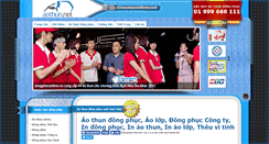 Desktop Screenshot of dongphucaothun.vn